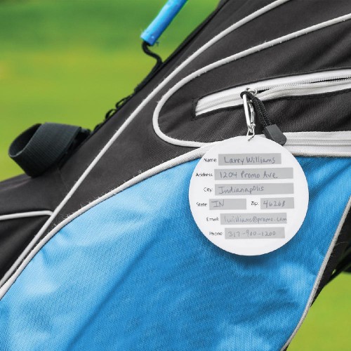 Golf Putt Target PVC Bag Tag