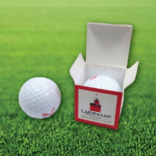 Individual Custom Golf Ball Boxes / Sleeves