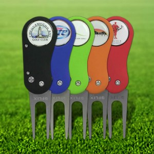 Flix Lite Divot Tool w/ Removable Ball Marker Flix Lite Divot Tool w/ Removable Ball Marker