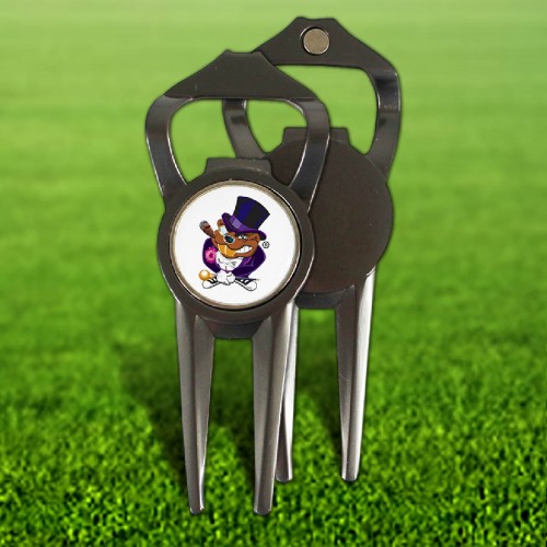 Geo Divot Tool with Bottle Opener & Removable Ball Marker