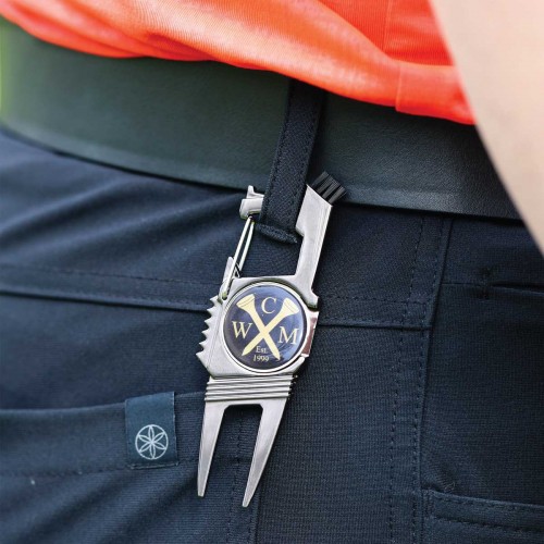 Golf N' Brew 2-Prong Divot Tool with Removable Ball Marker - G