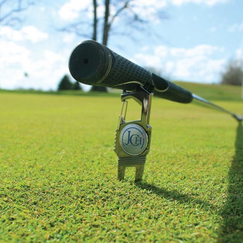 Golf N' Brew 2-Prong Divot Tool with Removable Ball Marker