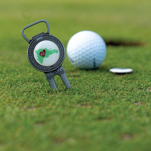 Luxury Divot Tool with Bottle Opener & Removable Ball Marker