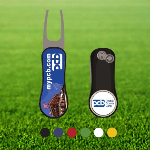 Pitchfix XL 3.0 Golf Divot Tool with Custom Ball Marker