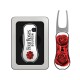 Pitchfix Flash Golf Divot Repair Tool in Window Tin