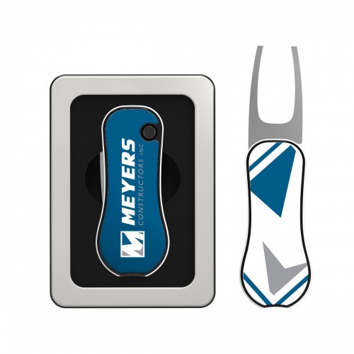 Pitchfix Flash Golf Divot Repair Tool in Window Tin