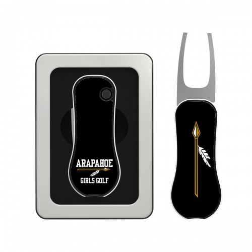 Pitchfix Flash Golf Divot Repair Tool in Window Tin