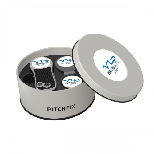 Pitchfix Hybrid Golf Divot Tool Deluxe Gift Set with Hat Clip