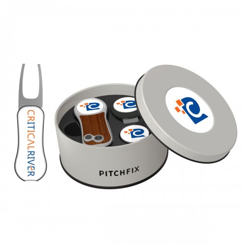 Pitchfix XL Golf Divot Tool Deluxe Gift Set with Hat Clip