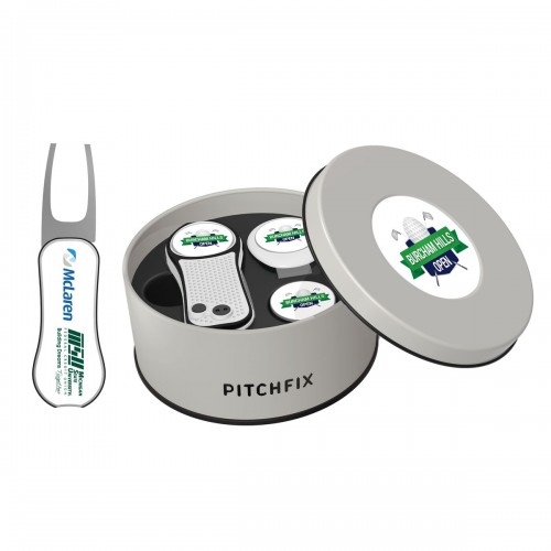 Pitchfix XL Golf Divot Tool Deluxe Gift Set with Hat Clip