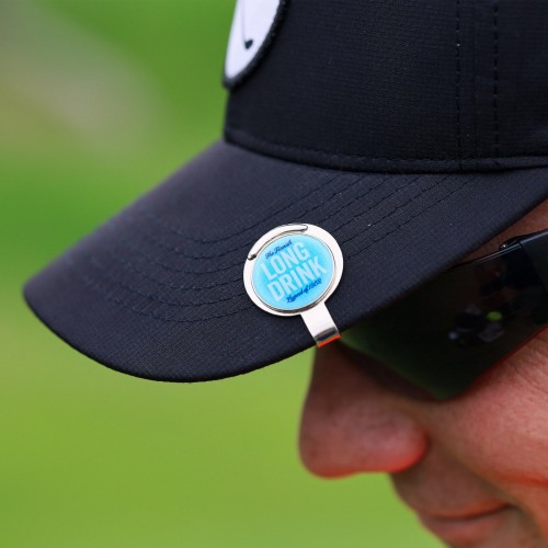Golf Hat Clip with Custom Ball Marker (3/4")