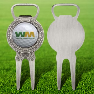 Luxury Divot Tool with Bottle Opener & Removable Ball Marker Luxury Divot Tool with Bottle Opener & Removable Ball Marker