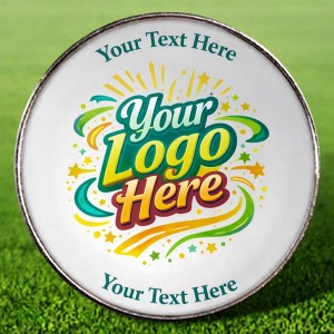 Premium Custom Golf Ball Marker with Full Color Imprint