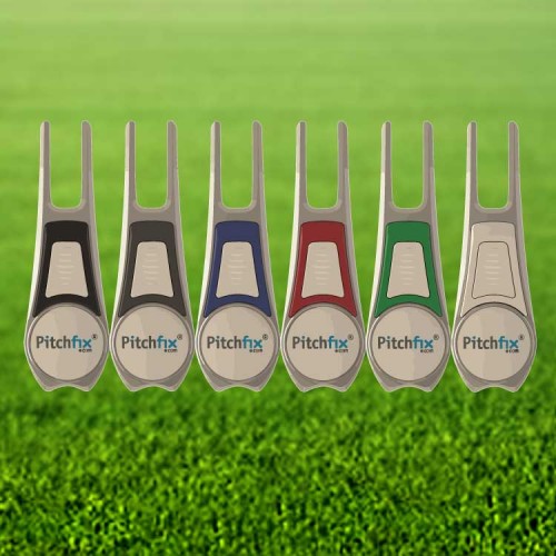 Pitchfix Tour Edition Golf Divot Tool w/ Removable Golf Ball Marker