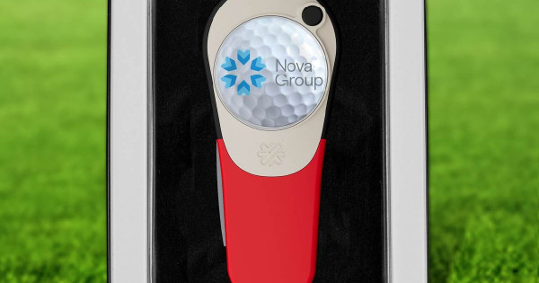 Pitchfix Icon Golf Divot Repair Tool in Window Tin