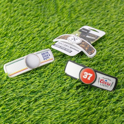 Snaps Imprinted Golf Hat Strap Clip with Ball Marker