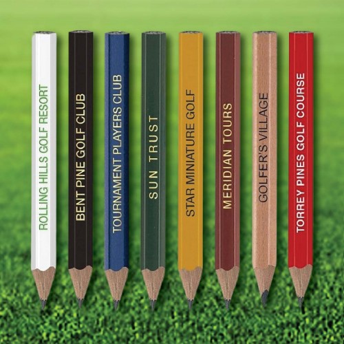 Custom Hex Golf Pencils - 1440 Minimum