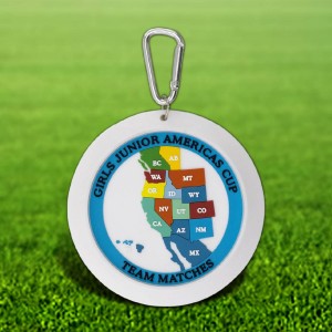 Golf Putt Target PVC Bag Tag