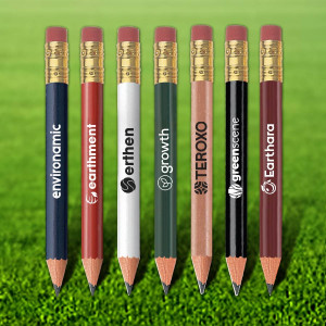 Custom Round Golf Pencil w/ Eraser - Set of 144