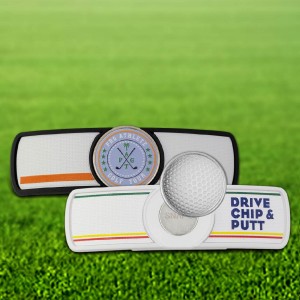 Snaps Imprinted Golf Hat Strap Clip with Ball Marker