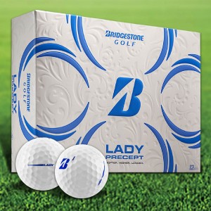 Bridgestone Lady Precept Custom Logo Golf Balls / Dozen