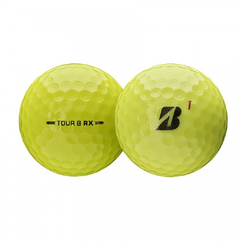 Bridgestone Tour B RX 2026 Yellow Custom Logo Golf Balls / Dozen