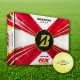 Bridgestone Tour B RX Yellow Custom Logo Golf Balls / Dozen