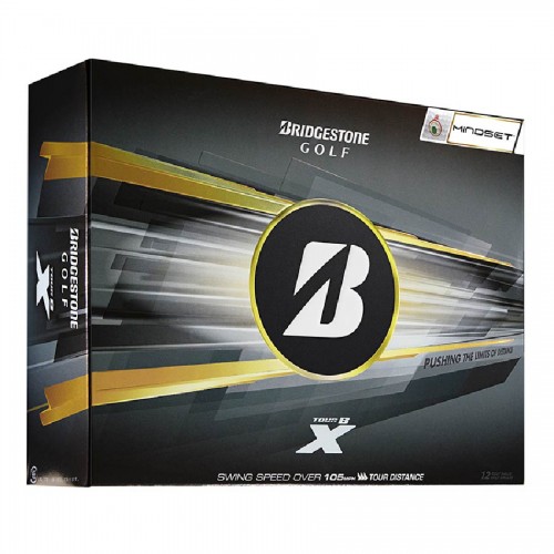 Bridgestone Tour B X MindSet 2026 Custom Logo Golf Balls / Dozen