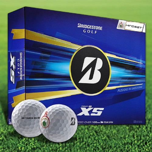 Bridgestone Tour B XS MindSet 2026 Custom Logo Golf Balls / Dozen