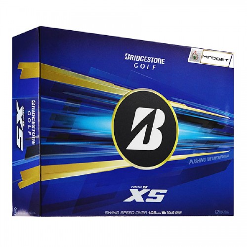 Bridgestone Tour B XS MindSet 2026 Custom Logo Golf Balls / Dozen
