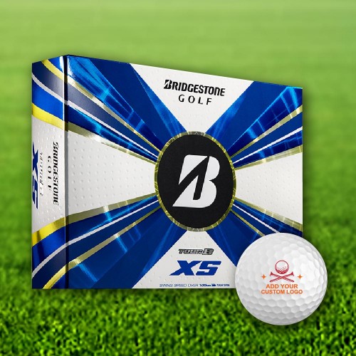 Bridgestone Tour B XS Custom Logo Golf Balls / Dozen - G