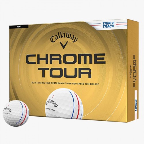 Callaway Chrome Tour Triple Track 2026 Custom Logo Golf Balls / Dozen