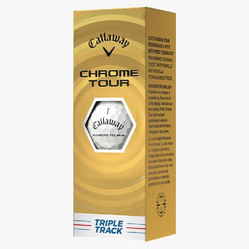 Callaway Chrome Tour Triple Track 2026 Custom Logo Golf Balls / Dozen