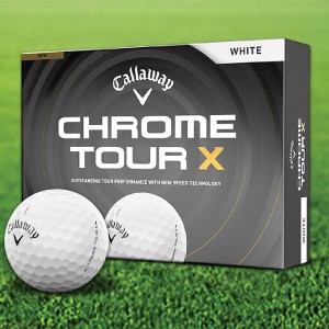 Callaway Chrome Tour X 2026 Custom Logo Golf Balls / Dozen