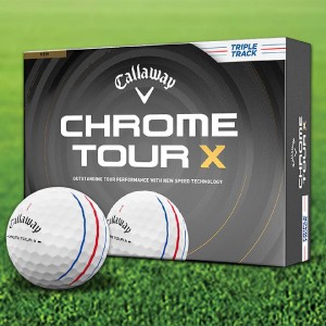 Callaway Chrome Tour X Triple Track 2026 Custom Logo Golf Balls / Dozen