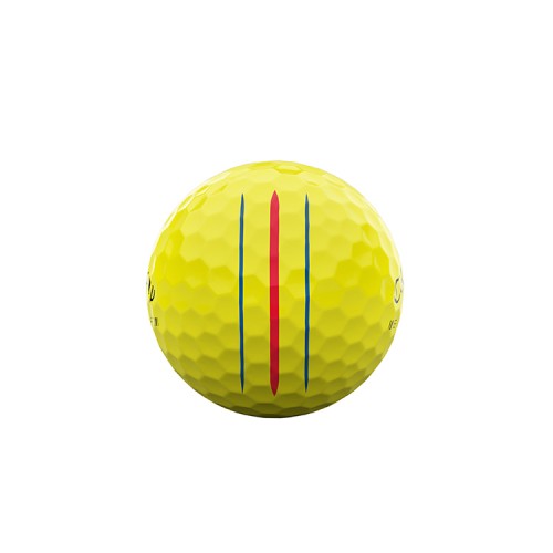 Callaway ERC Soft Triple Track Yellow Custom Logo Golf Balls / Dozen
