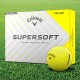 Callaway Supersoft Yellow Custom Logo Golf Balls / Dozen