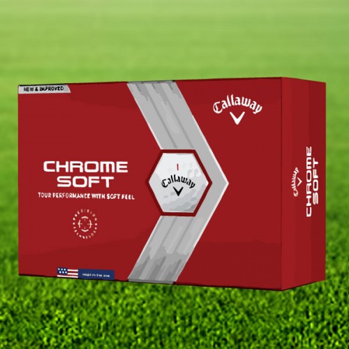 Callaway Chrome Soft Custom Logo Golf Balls / Half Dozen