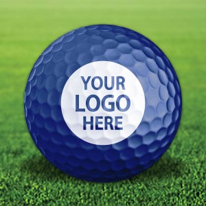 Custom Logo Colored Golf Balls / Dozen