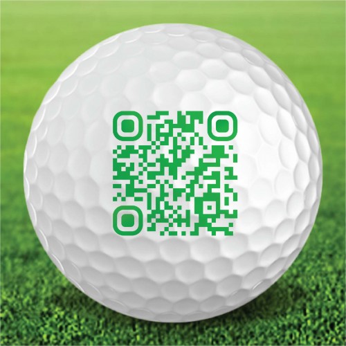 Custom QR Code Golf Balls