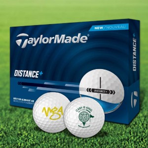 TaylorMade Distance + Personalized Golf Balls / Dozen