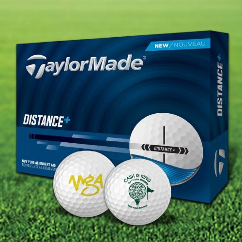 TaylorMade Distance + Personalized Golf Balls / Dozen