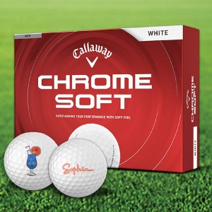 Callaway Chrome Soft 2026 Personalized Golf Balls / Dozen Callaway Chrome Soft 2026 Personalized Golf Balls / Dozen
