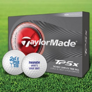 TaylorMade TP5x 2026 Personalized Golf Balls / Dozen