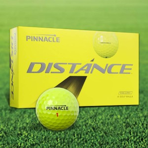 Pinnacle Distance (15 Ball) Yellow Custom Logo Golf Balls Pinnacle Distance (15 Ball) Yellow Custom Logo Golf Balls