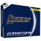 Srixon Q Star Tour 5 Yellow Custom Logo Golf Balls / Dozen