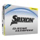 Srixon Q-Star UltiSpeed Yellow Custom Logo Golf Balls / Dozen