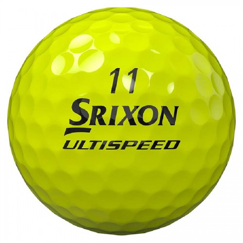 Srixon Q-Star UltiSpeed Yellow Custom Logo Golf Balls / Dozen