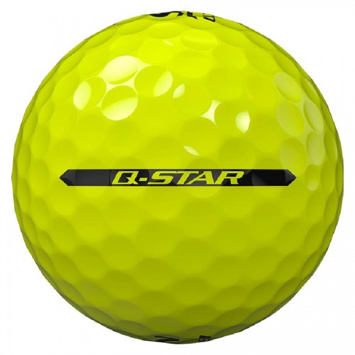 Srixon Q-Star UltiSpeed Yellow Custom Logo Golf Balls / Dozen