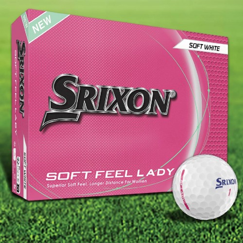 Srixon Soft Feel Lady 9 Custom Logo Golf Balls / Dozen